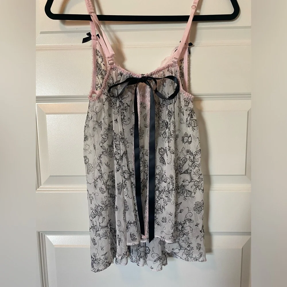 VS Pink & Black Babydoll - Picture 2 of 5